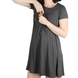 Black Nursing Dress Latched Mama
